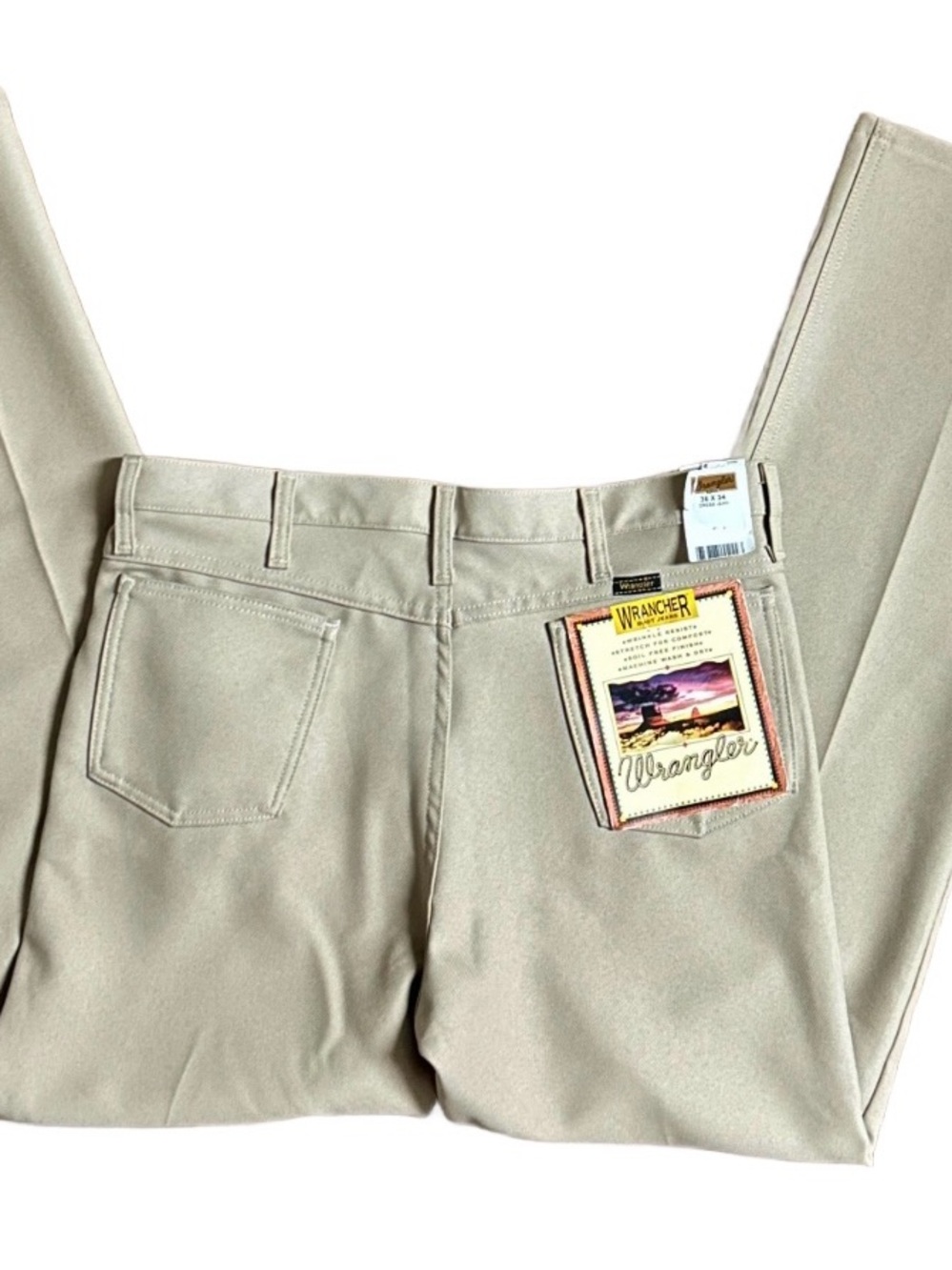 Wrangler ~ Vintage ~ Beige/Tan ~ Size 36/34 ~ Western/ Cowboy Pants ~ New